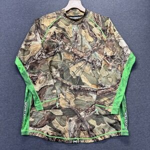 Monster Camo Pro CR 500 Shirt Mens 2XL Long Sleeves Performance Wicking